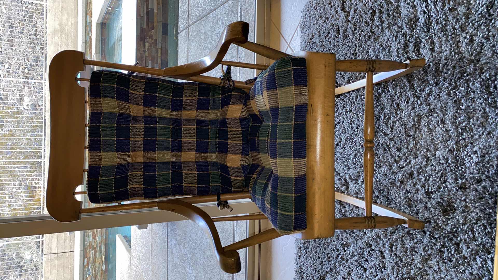 Photo 1 of WOOD ROCKING CHAIR