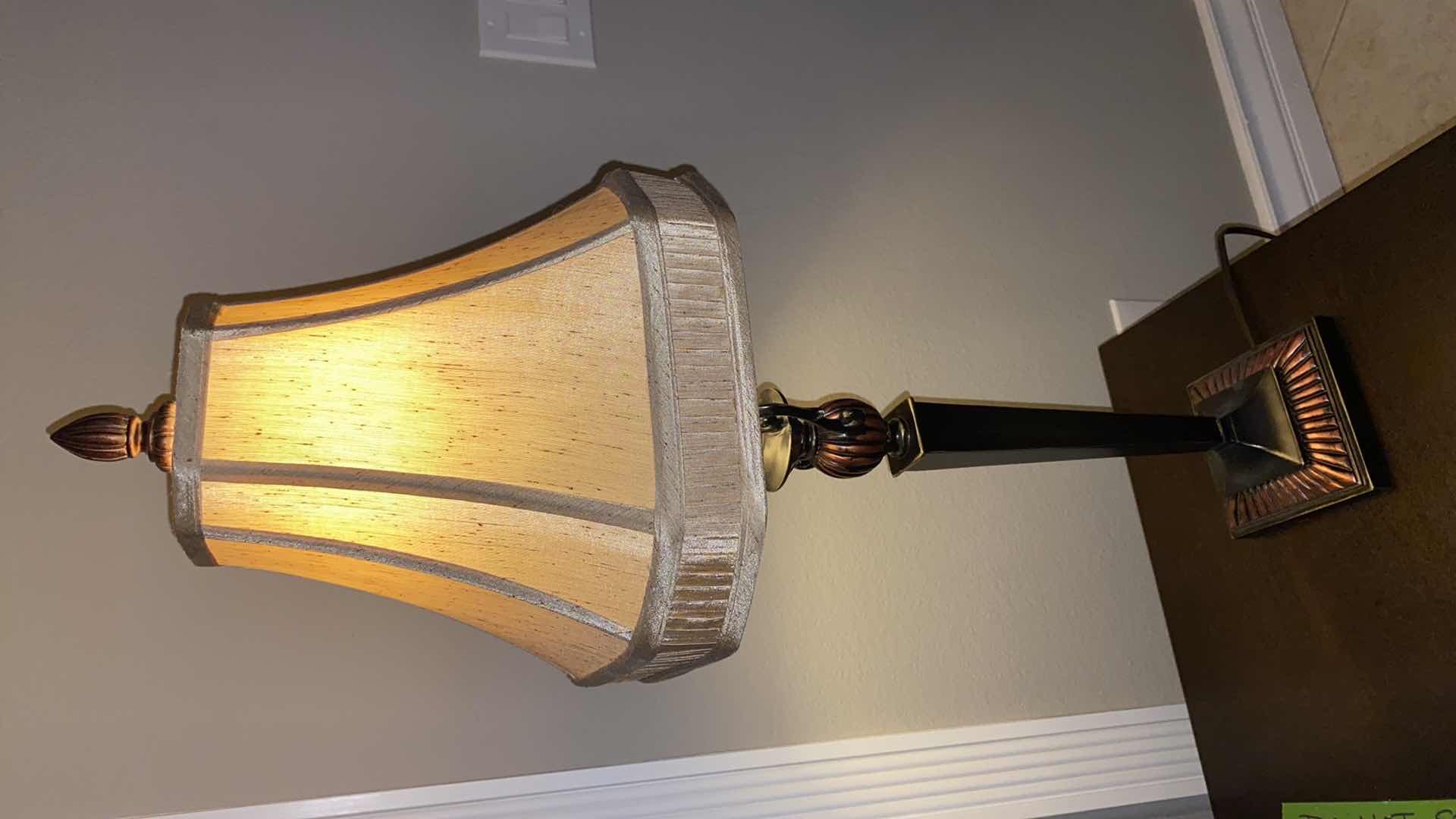 Photo 1 of TABLE LAMP AND HOUSE PLANT H35"