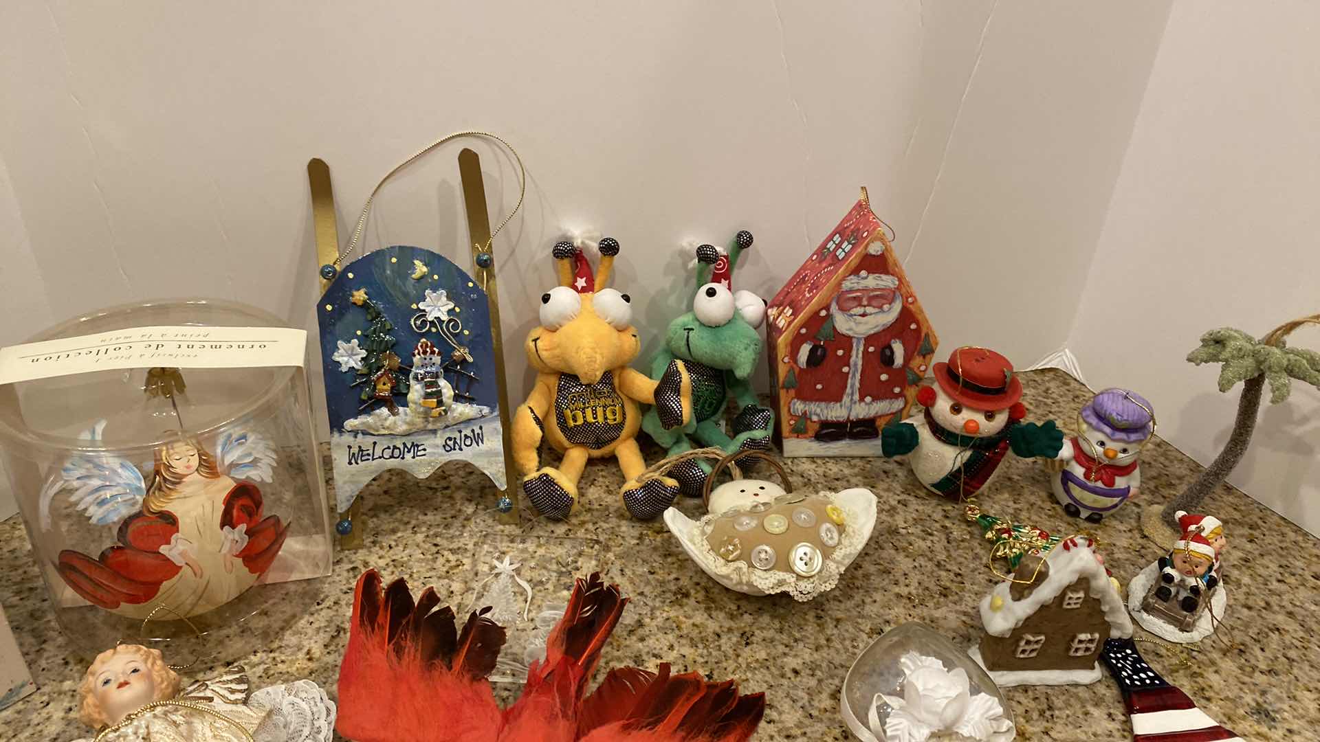 Photo 4 of BOX OF ASSORTED CHRISTMAS ORNAMENTS