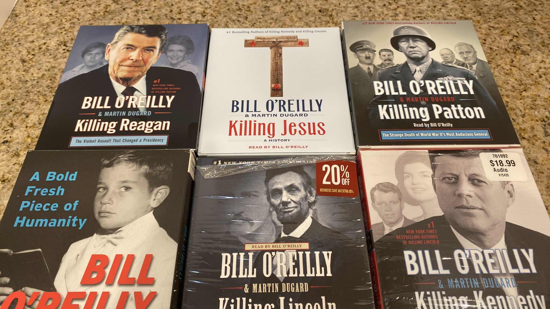 Photo 1 of 6-BILL O’REILLY BOOKS ON CD