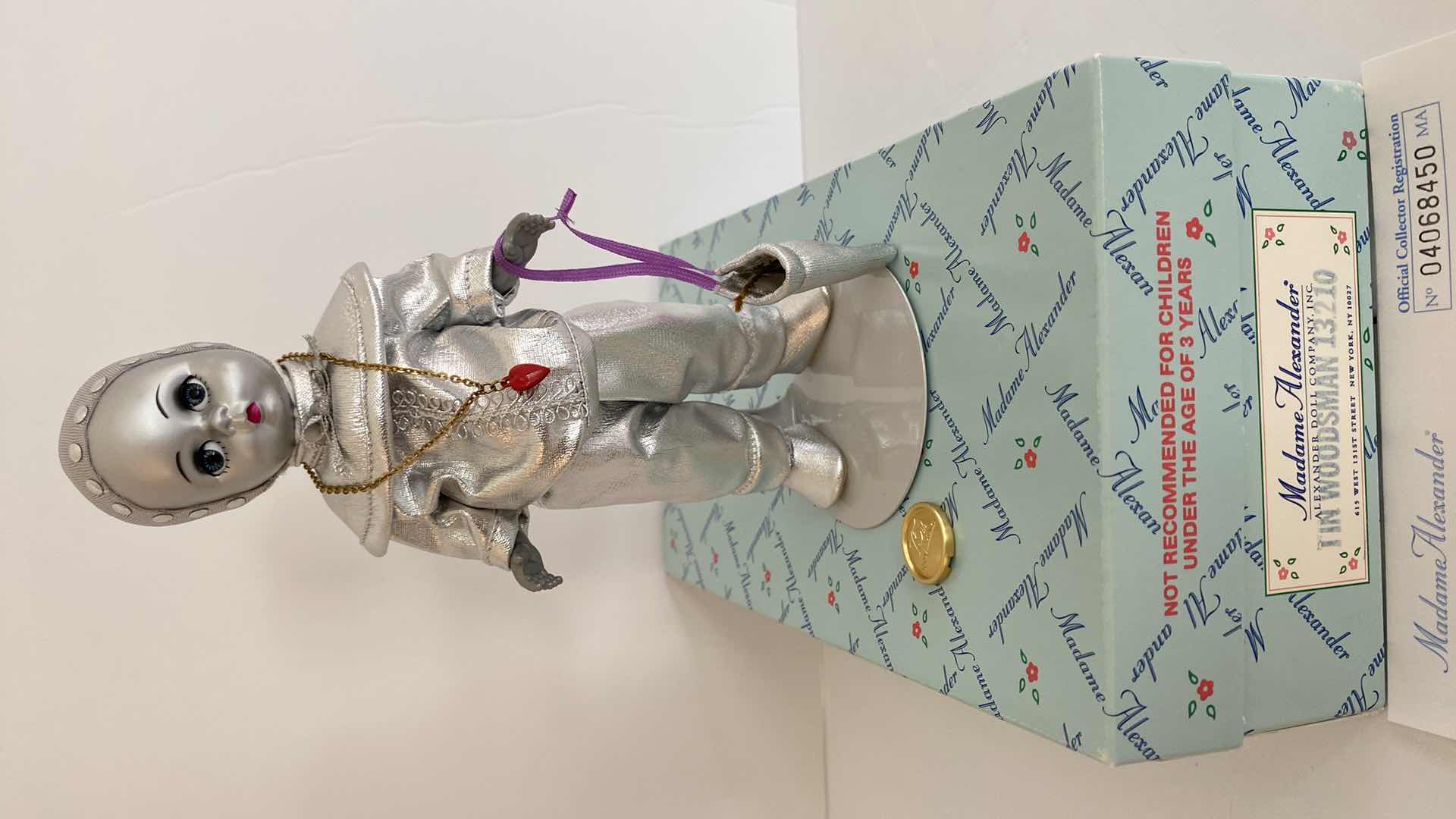 Photo 1 of VINTAGE MADAME ALEXANDER WIZARD OF OZ TIN WOODMAN 13210 H8” WITH BOX