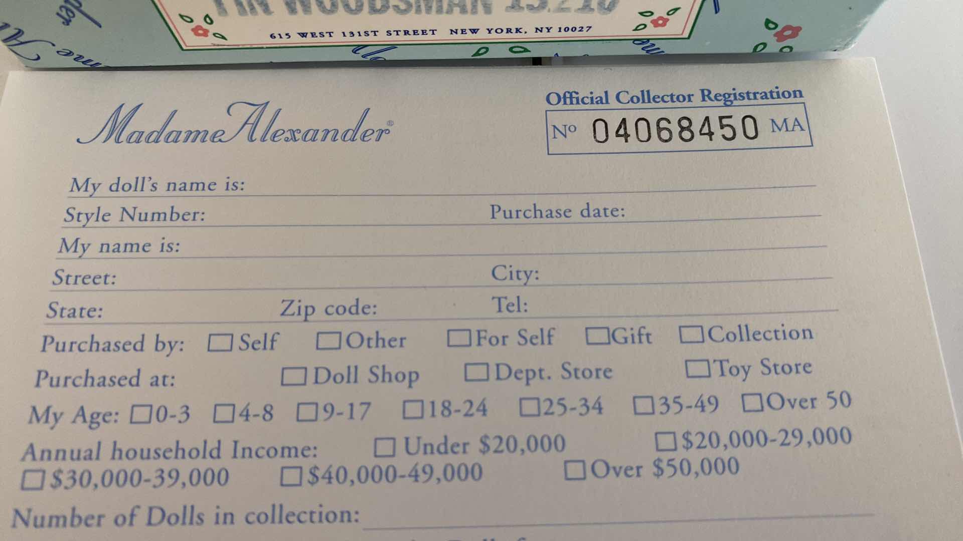 Photo 1 of VINTAGE MADAME ALEXANDER WIZARD OF OZ TIN WOODMAN 13210 H8” WITH BOX