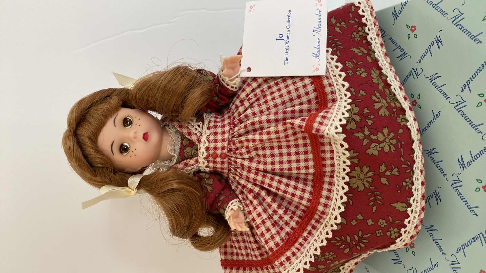 Photo 1 of MADAME ALEXANDER COLLECTIBLE LITTLE WOMEN JO 28140 H8” FROM FAO SCHWARZ WITH BOX