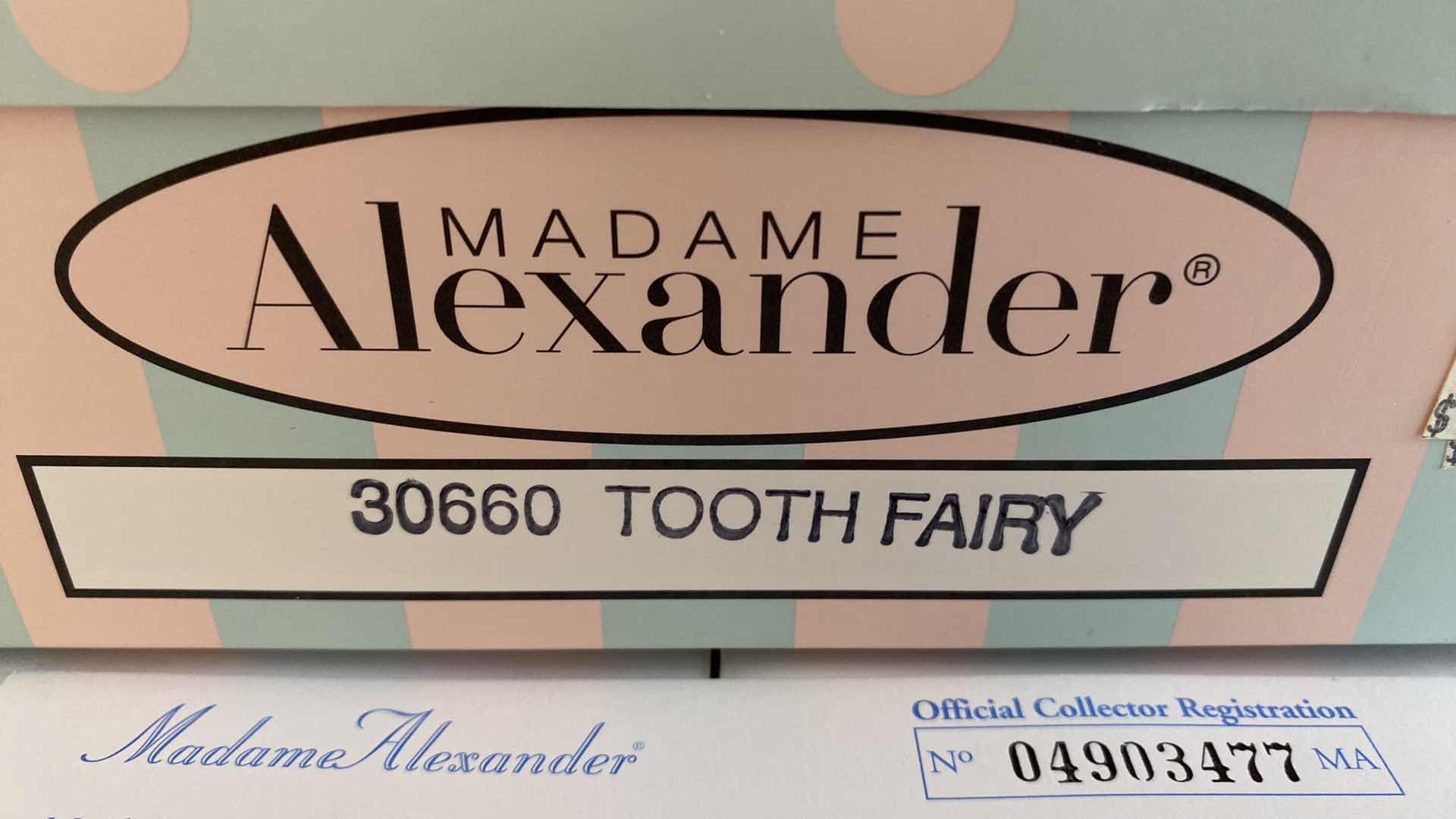 Photo 1 of MADAME ALEXANDER TOOTH FAIRY 30600 COLLECTIBLE H8” WITH BOX