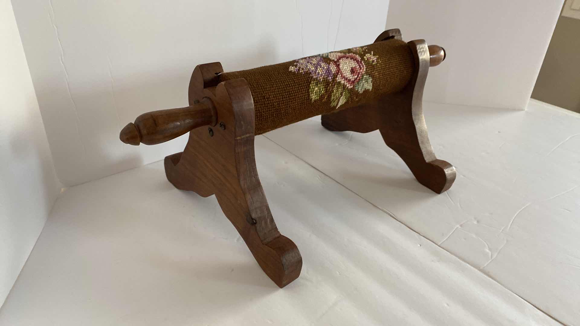 Photo 3 of ANTIQUE ROLLING PIN DECOR WITH NEEDLEPOINT