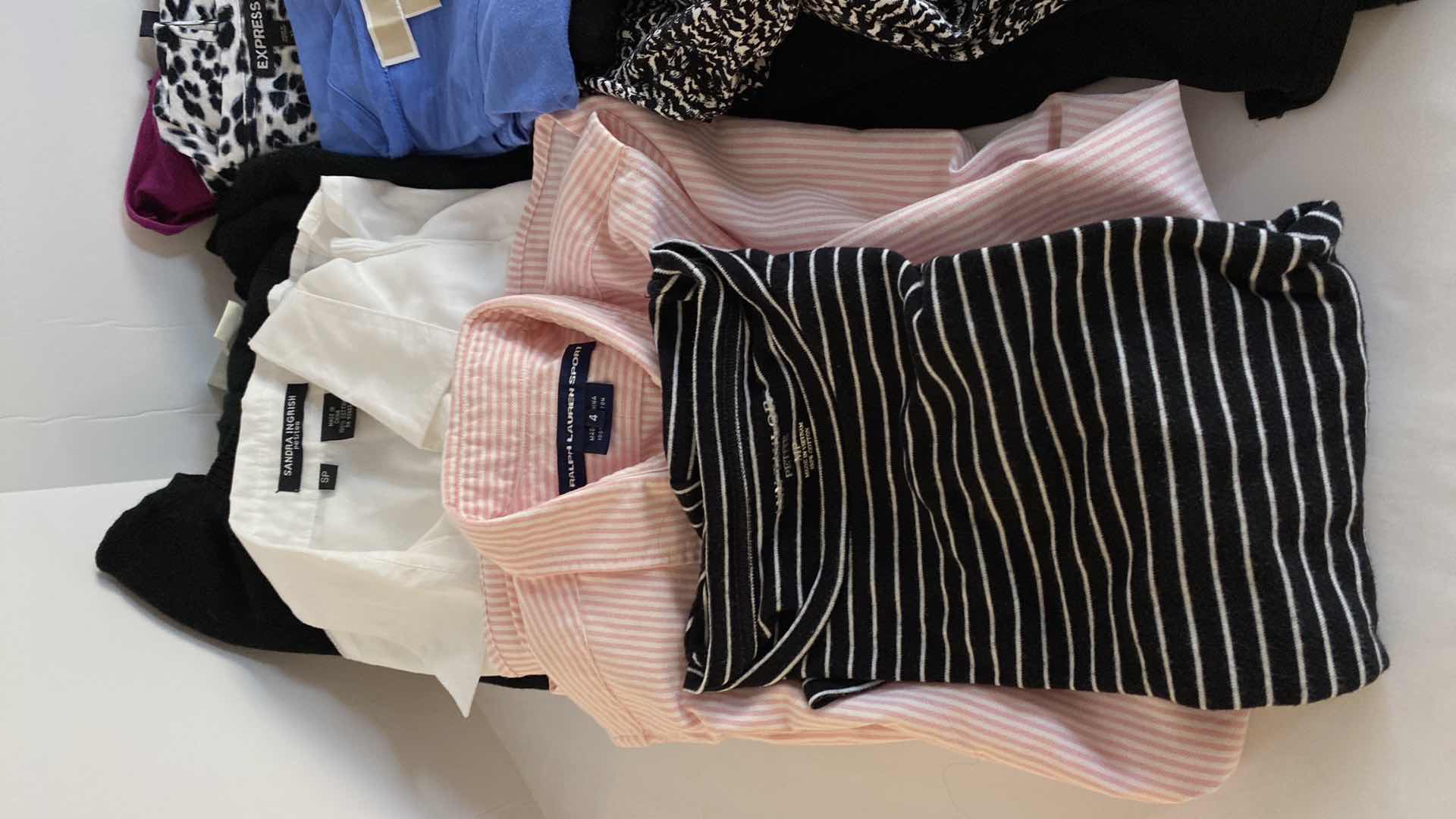 Photo 1 of LADIES SIZE 4 CAPRIS, SHORTS, TEES AND SHIRTS