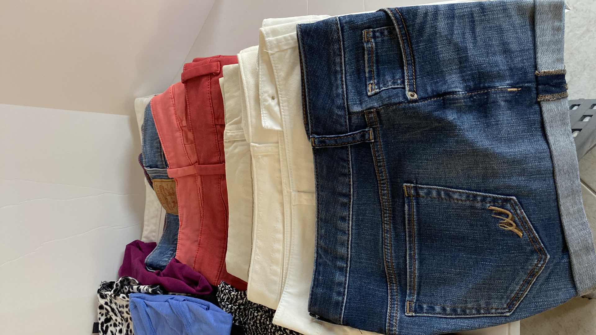 Photo 1 of LADIES SIZE 4 CAPRIS, SHORTS, TEES AND SHIRTS