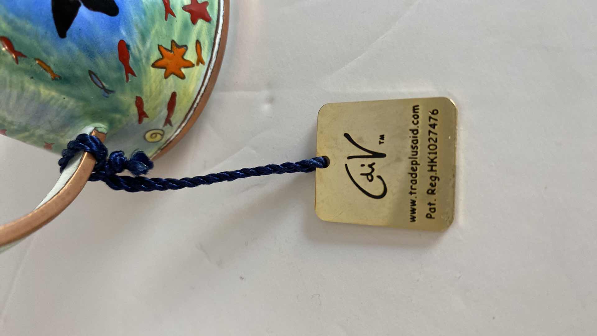 Photo 1 of CHARLOTTE di VITA VINTAGE MINI TEAPOT CLOISONNÉ ENAMELED MINATURE NO BOX