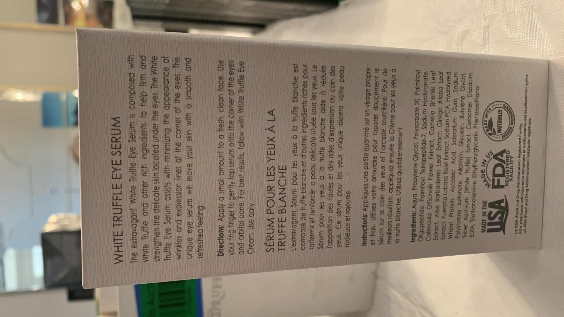 Photo 1 of TRUFFOIRE WHITE TRUFFLE  EYE SERUM $400