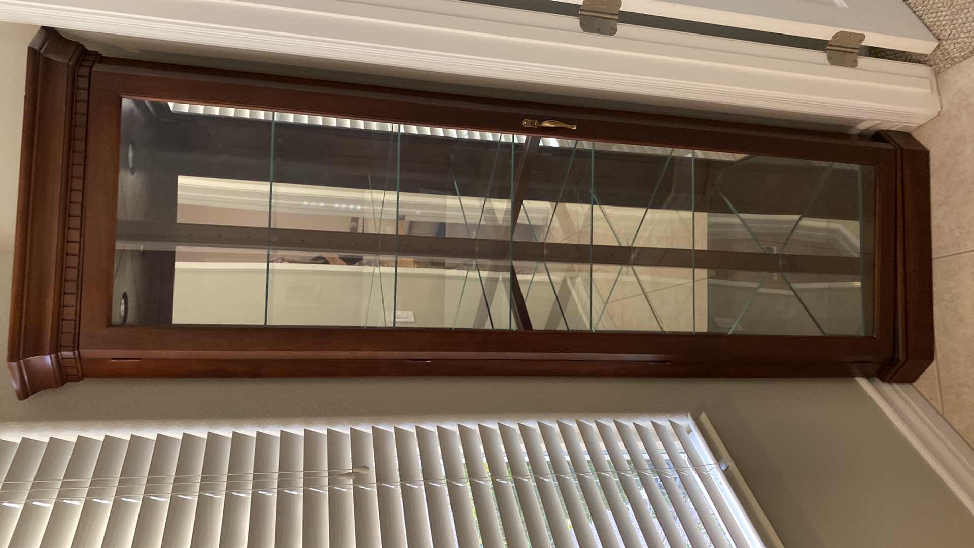 Photo 1 of CORNER DISPLAY CABINET WITH 7 ADJUSTABLE SHELVES 28” X 19” H80