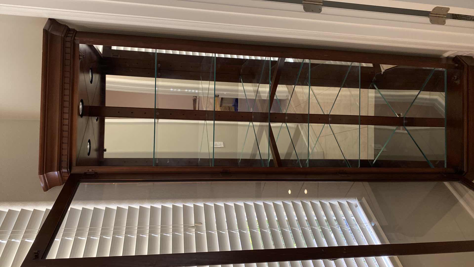 Photo 1 of CORNER DISPLAY CABINET WITH 7 ADJUSTABLE SHELVES 28” X 19” H80