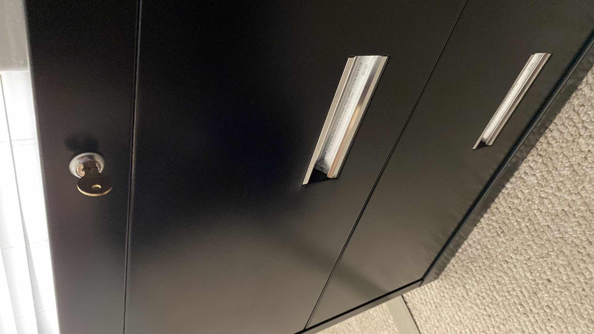 Photo 1 of 2 DRAWER METAL LATERAL FILE WITH KEY 36” X 18” H28.5”