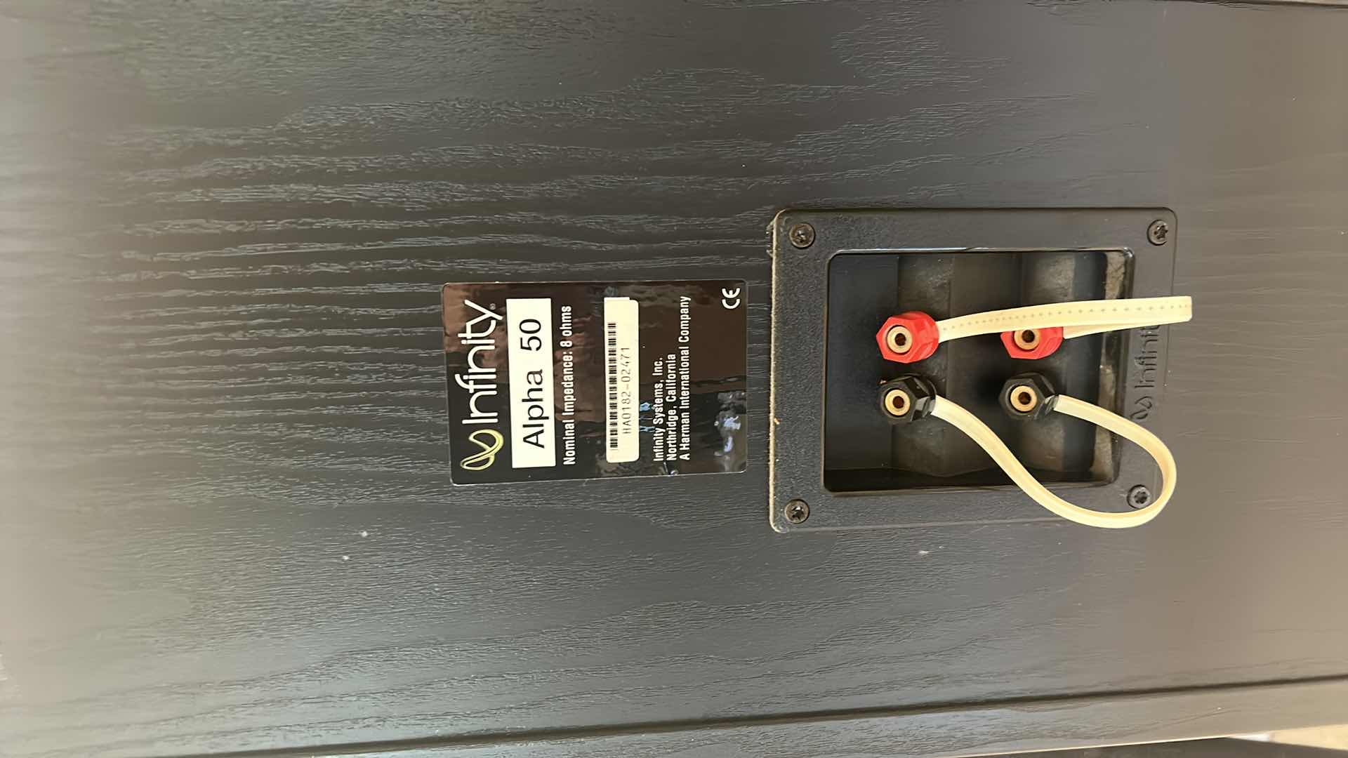 Photo 1 of 2 INFINITY ALPHA 50 TALL TOWER SPEAKERS 10” x 14” x 40”