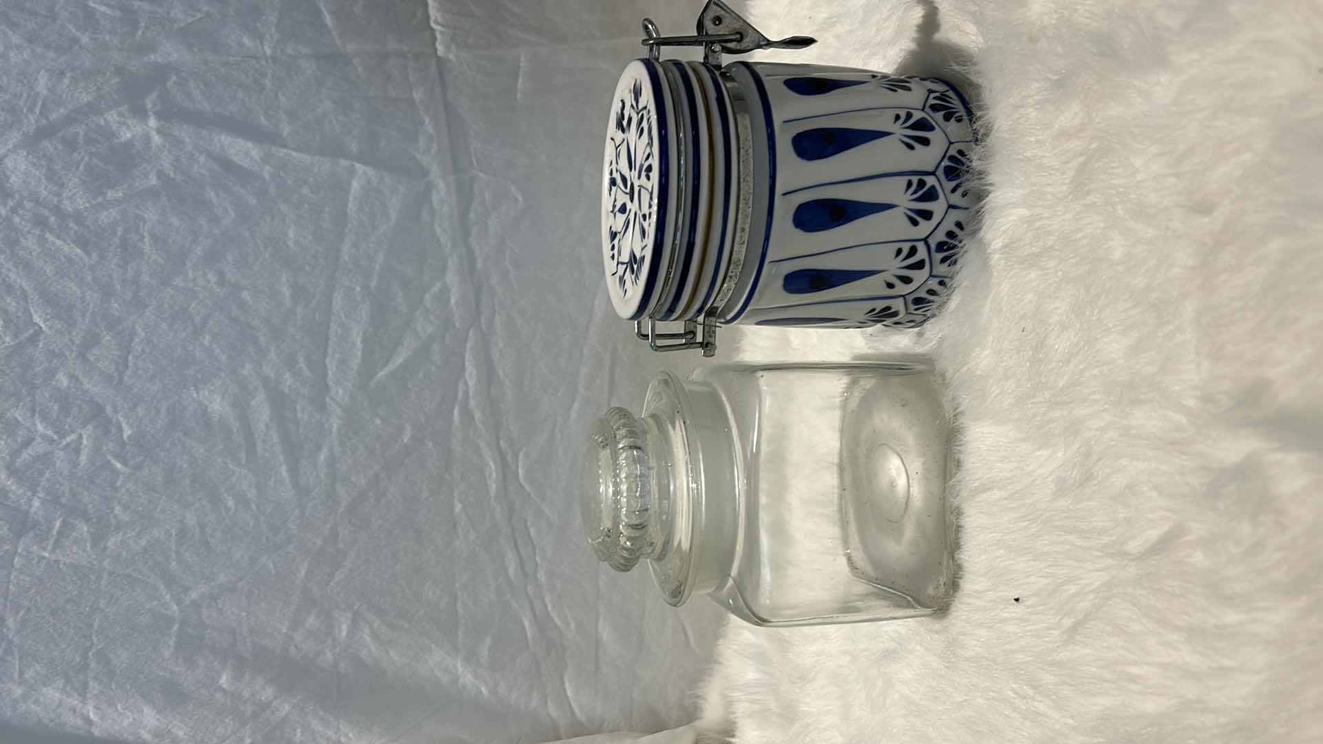 Photo 1 of 4 KITCHEN ACCESSORIES- 2 CANISTERS, TURKEY BOWL AND CAN OPENER