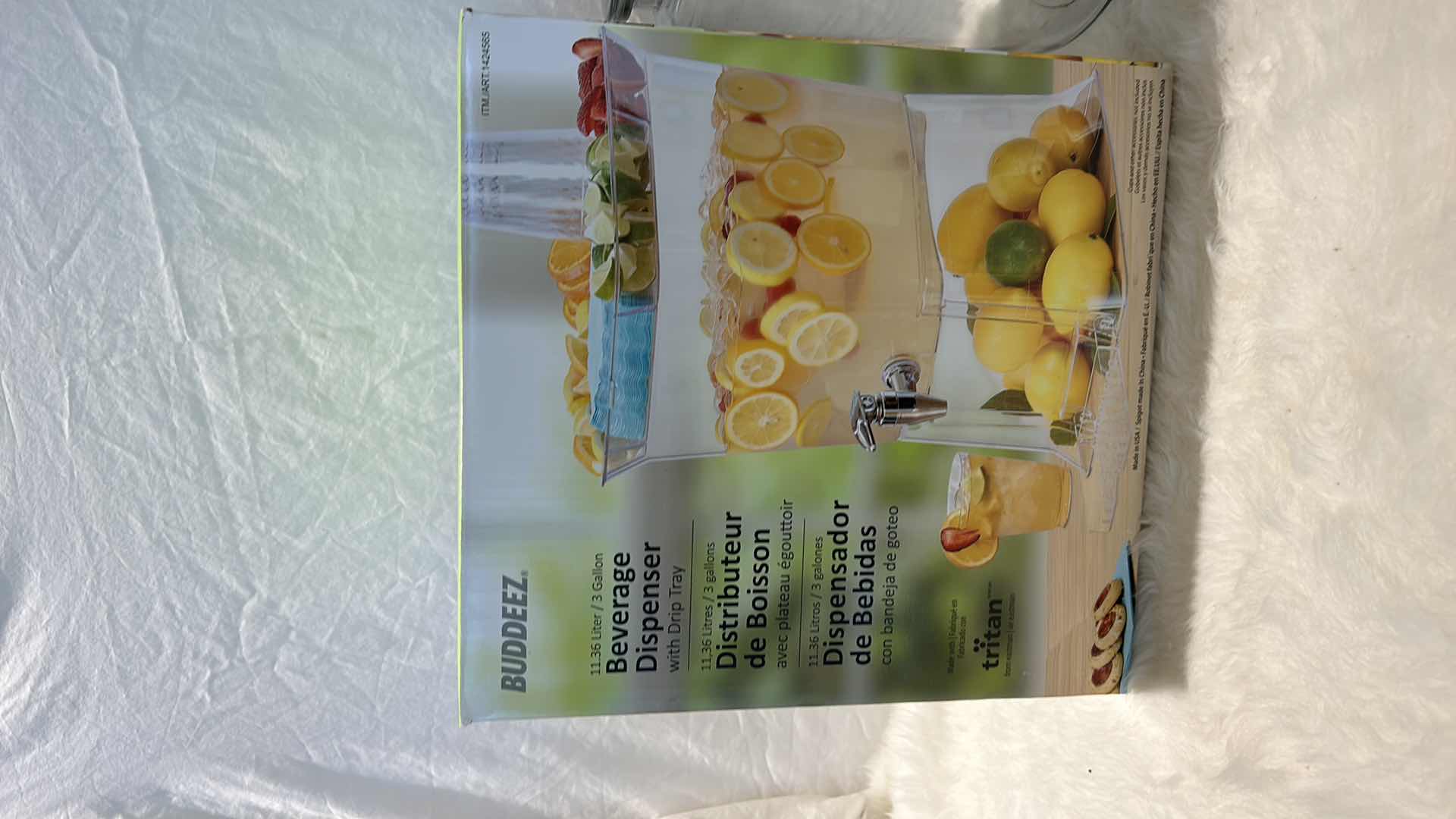 Photo 1 of 2 BEVERAGE DISPENSERS (1 NEW IN BOX)