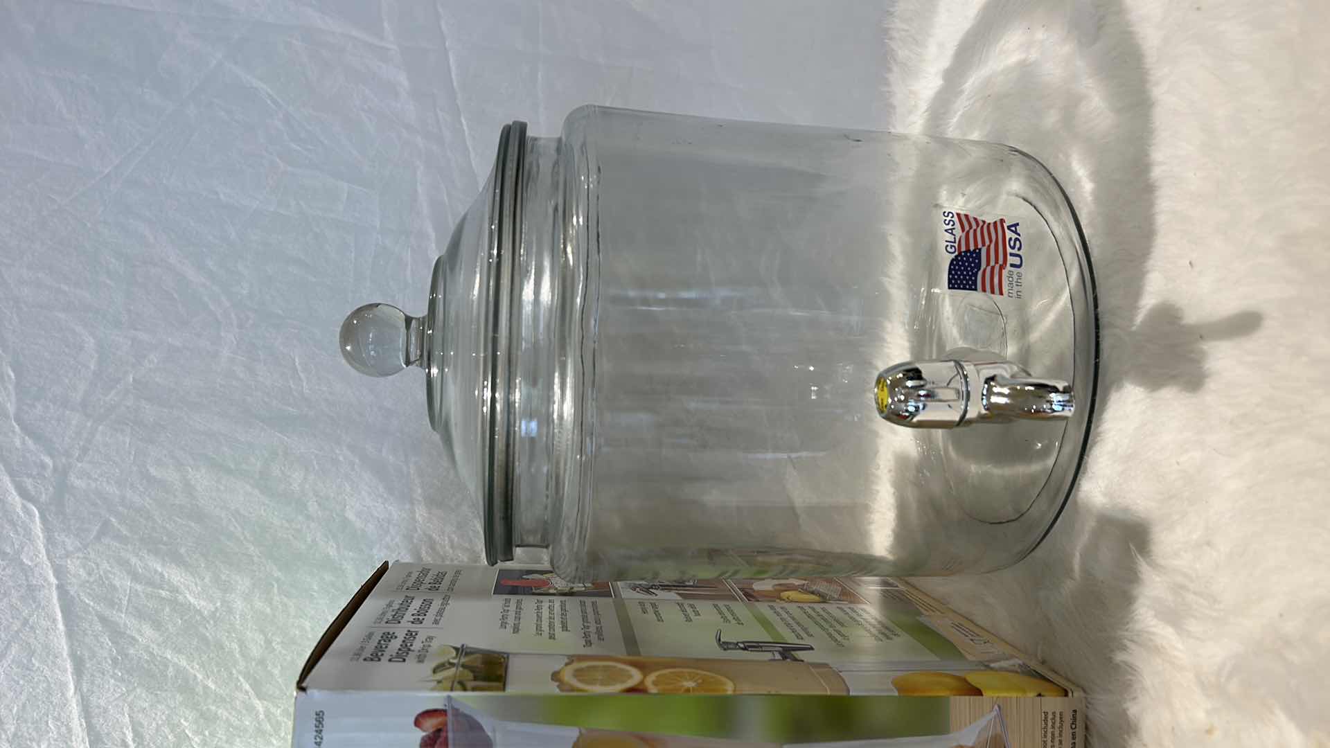 Photo 1 of 2 BEVERAGE DISPENSERS (1 NEW IN BOX)