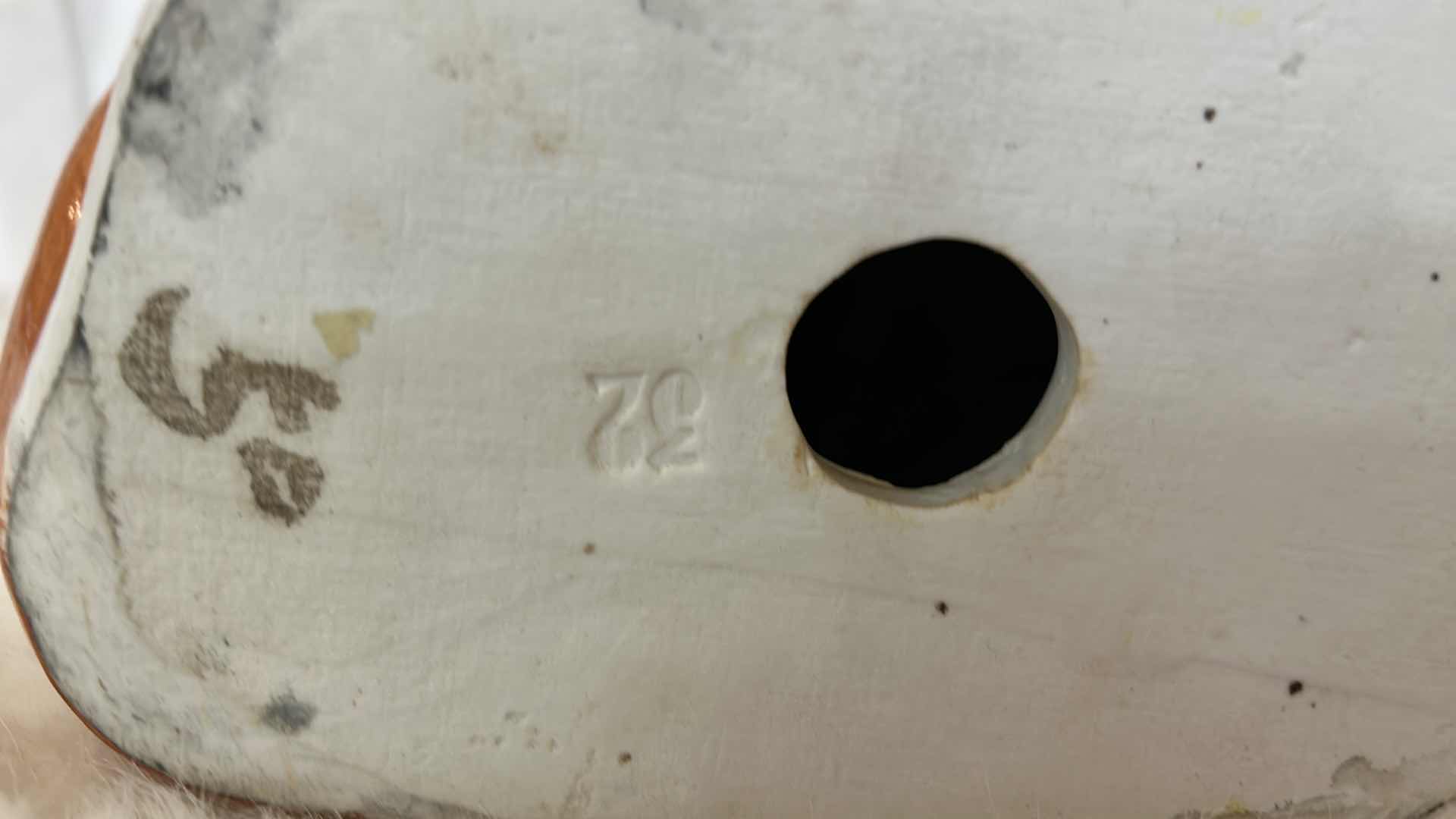 Photo 4 of PORCELAIN BUDDHA AND FOO DOG BOTH STAMPED TALLEST H11”