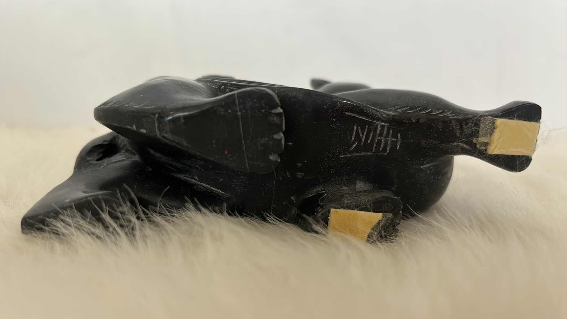 Photo 9 of PORCELAIN BUDDHA AND FOO DOG BOTH STAMPED TALLEST H11”