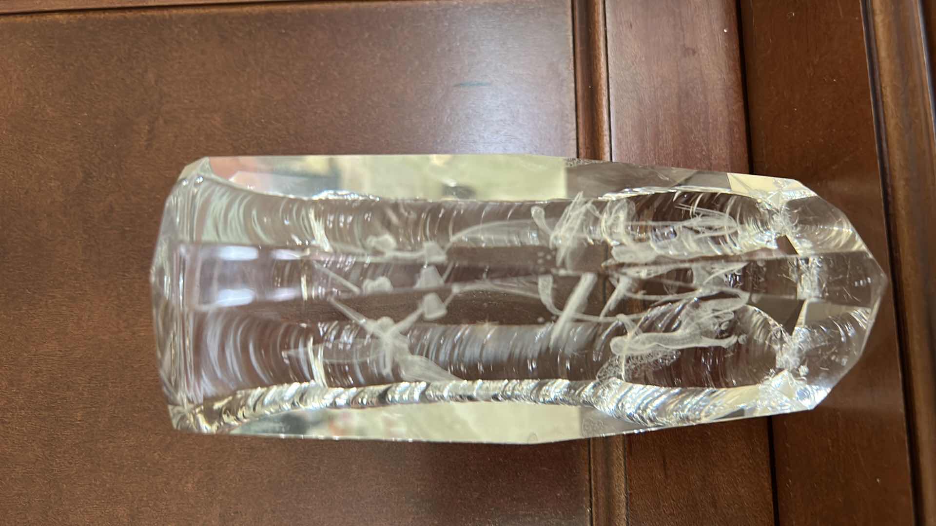 Photo 1 of 5 PC GLASS AND CRYSTAL DECOR ASSORTMENT (VASE H16”)