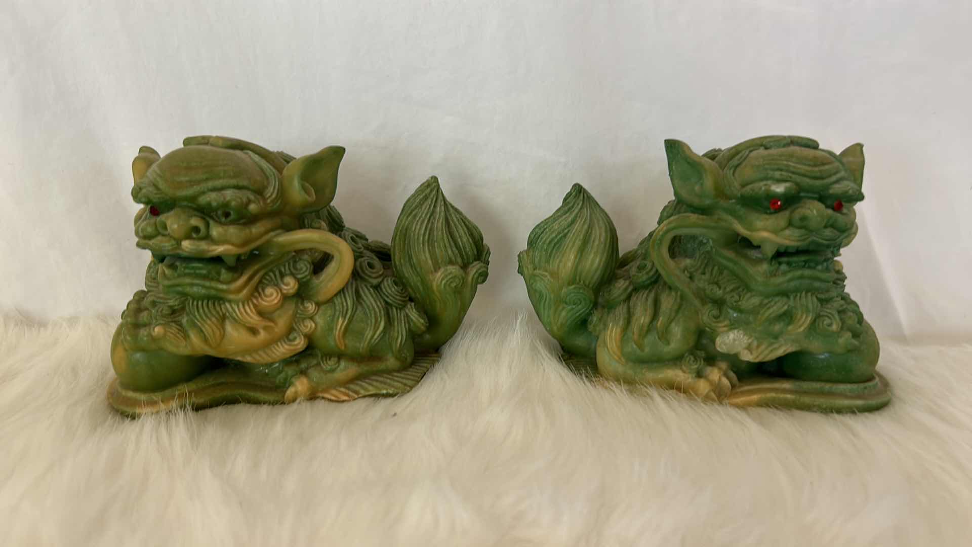 Photo 5 of ASIAN ASSORTMENT FOO DOGS 4" X 3", RESIN FISH SCULPTURE AND MORE
