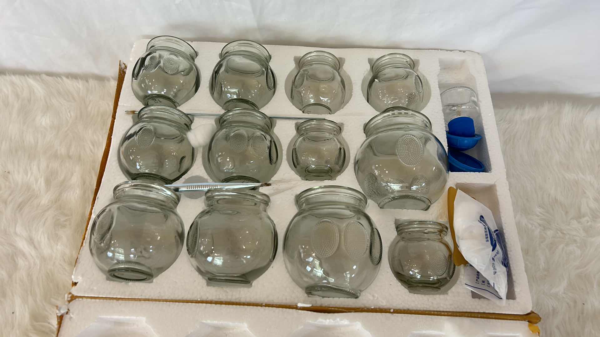 Photo 1 of PROFESSIONAL GLASS MEDICAL CUPPING KIT