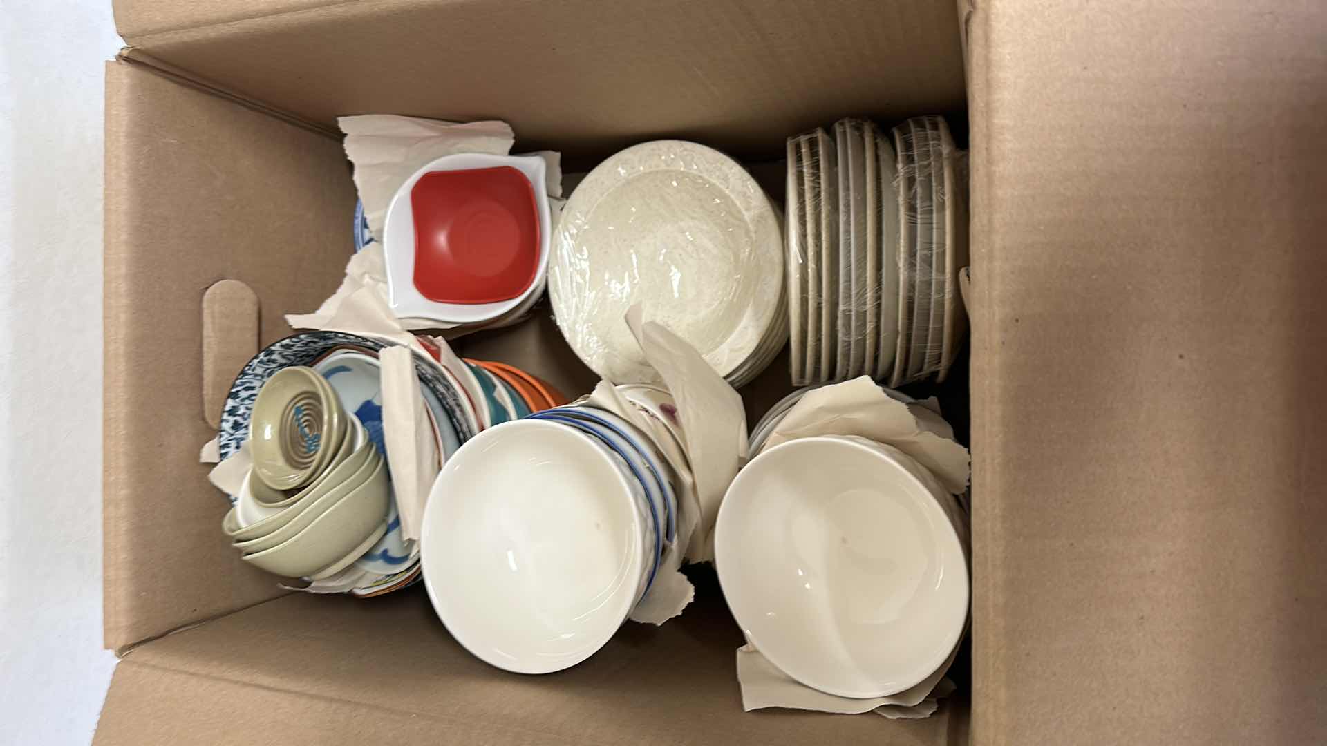 Photo 1 of BOX OF ASSORTED DISHES