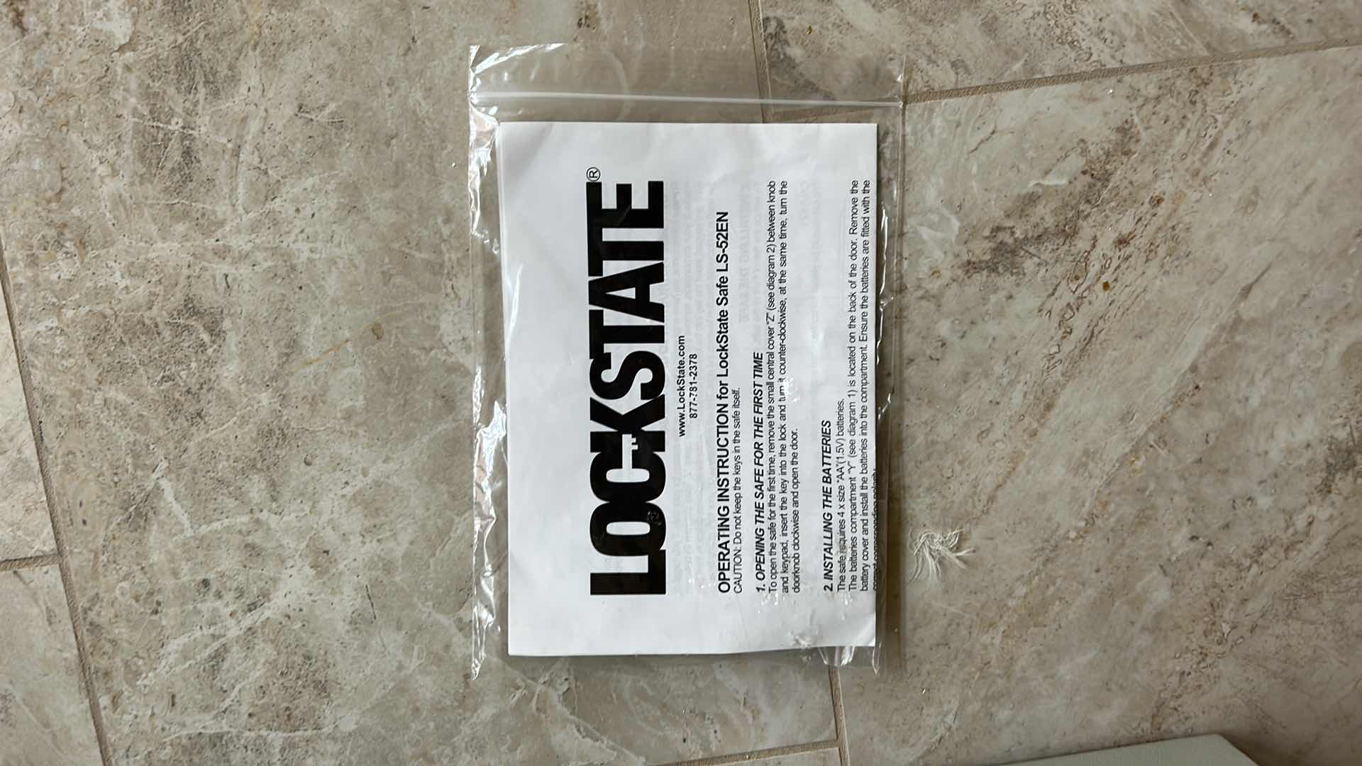 Photo 1 of LOCKSTATE ELECTRONIC WALL SAFE NEW IN BOX 15” x 22”