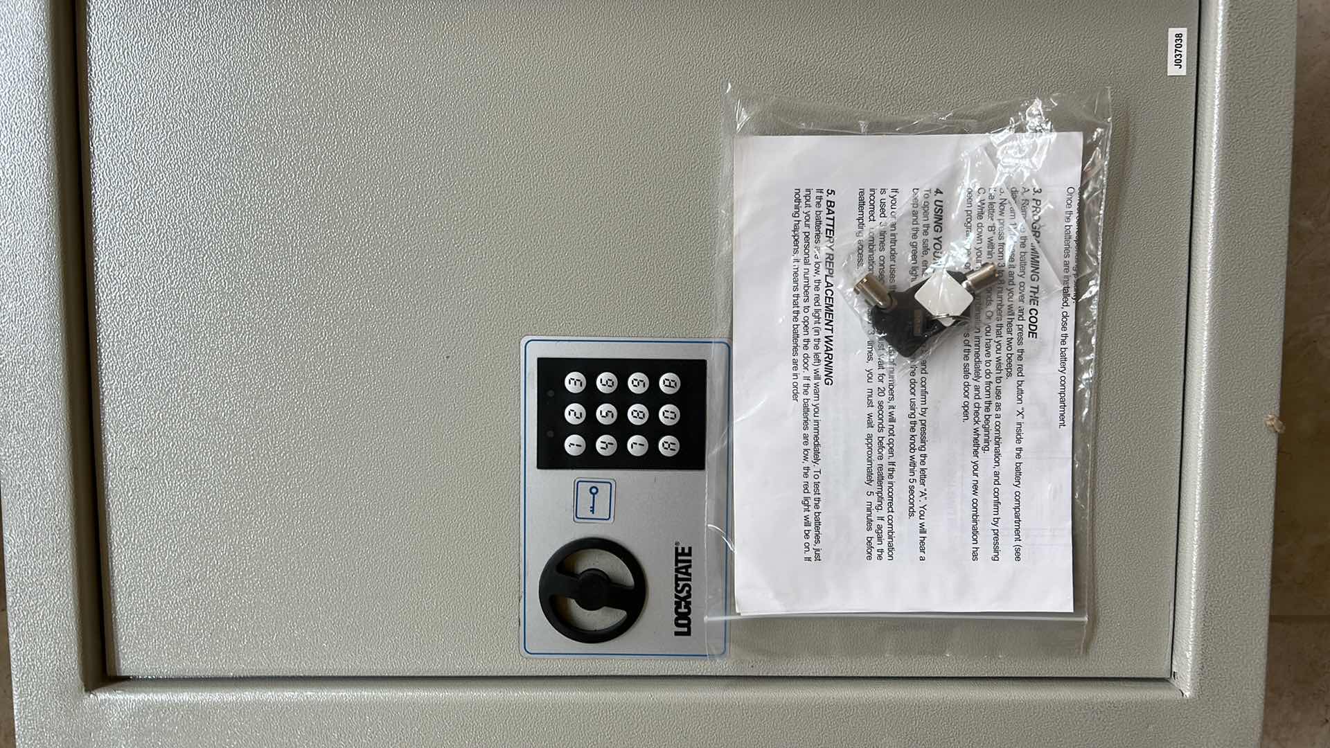 Photo 1 of LOCKSTATE ELECTRONIC WALL SAFE NEW IN BOX 15” x 22”