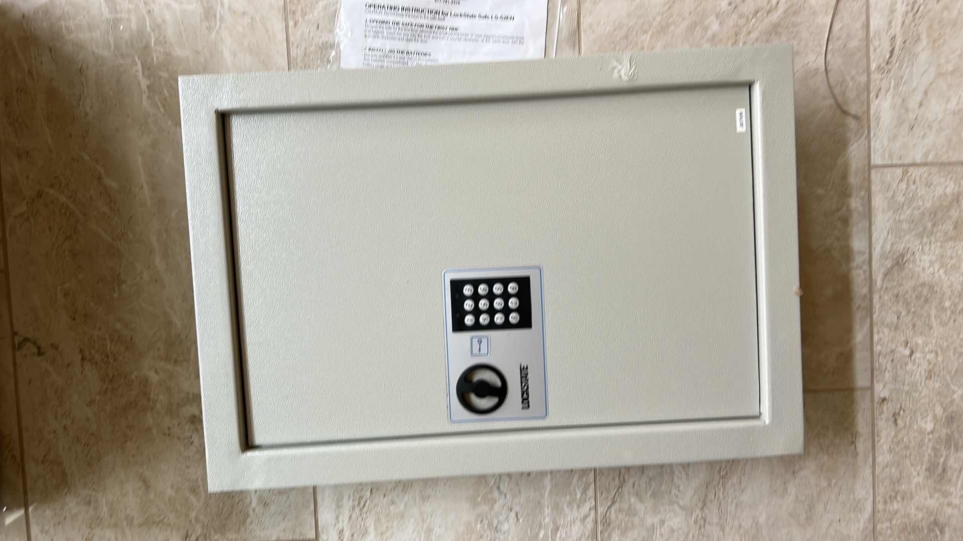 Photo 1 of LOCKSTATE ELECTRONIC WALL SAFE NEW IN BOX 15” x 22”