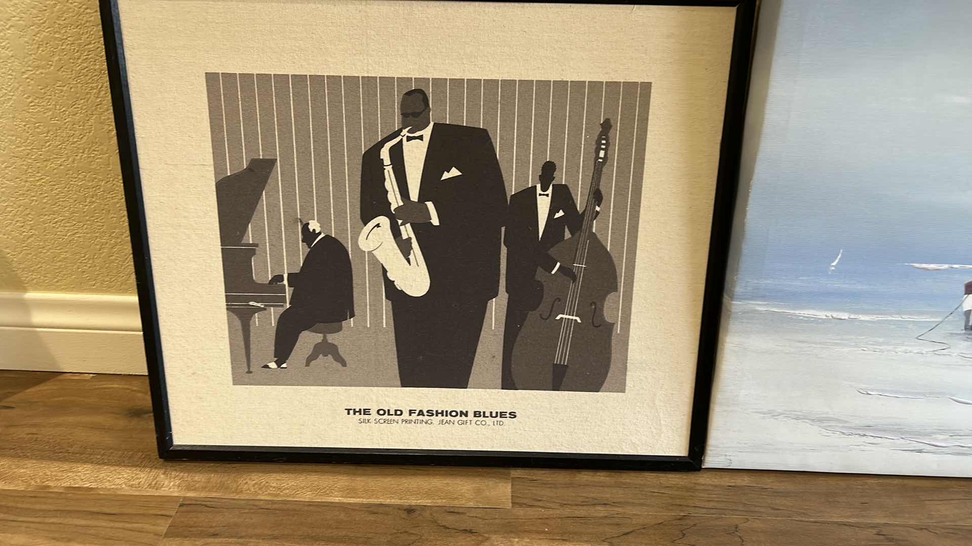 Photo 1 of 3 PCS WALL DECOR  - 2 FRAMED ARTWORK, 1 TEXTURED PAINT STRETCH CANVAS (LARGEST 24” x 18”)