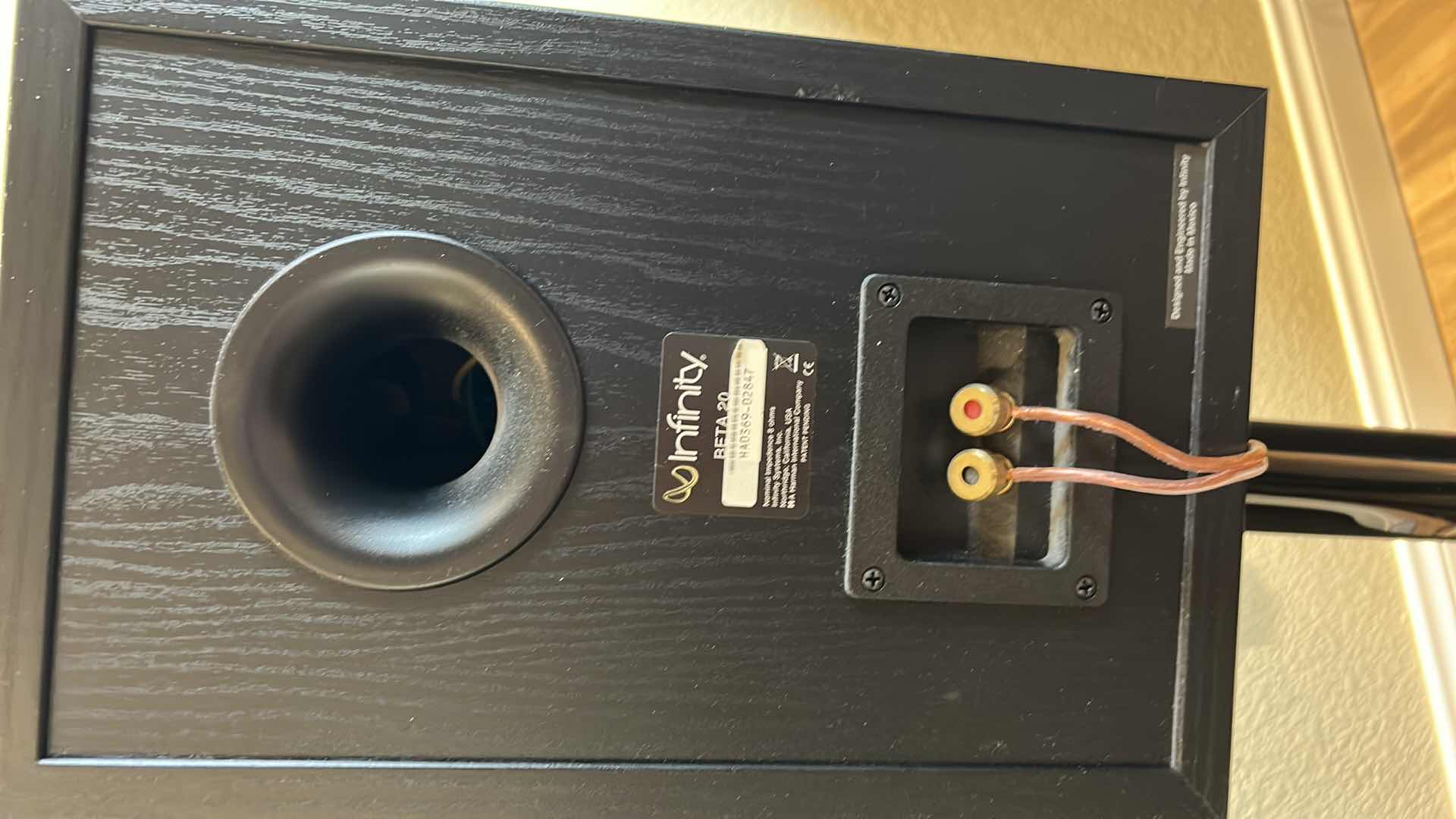 Photo 1 of INFINITY SPEAKER ASSORTMENT AND ACCESSORIES (INFINITY TOWER SPEAKERS H37”)