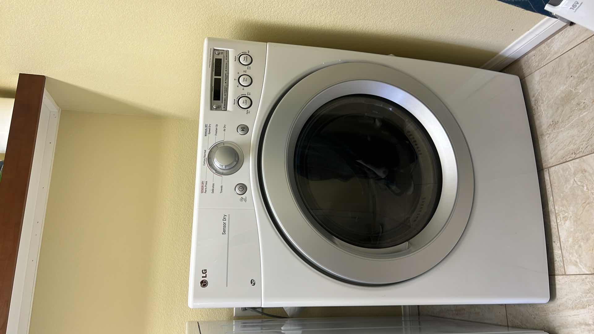 Photo 1 of WHITE LG FRONT LOAD DRYER (LIKE NEW) MODEL #DLG3051W