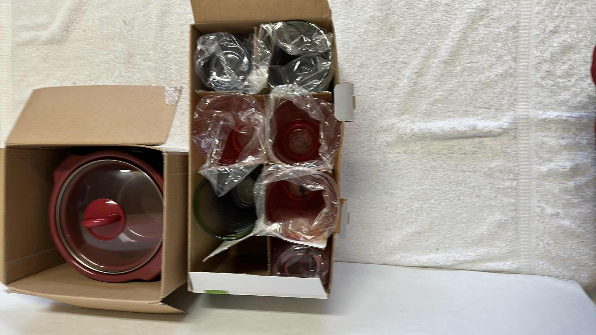 Photo 1 of TUMBLER SET AND SMALL CROCKPOT