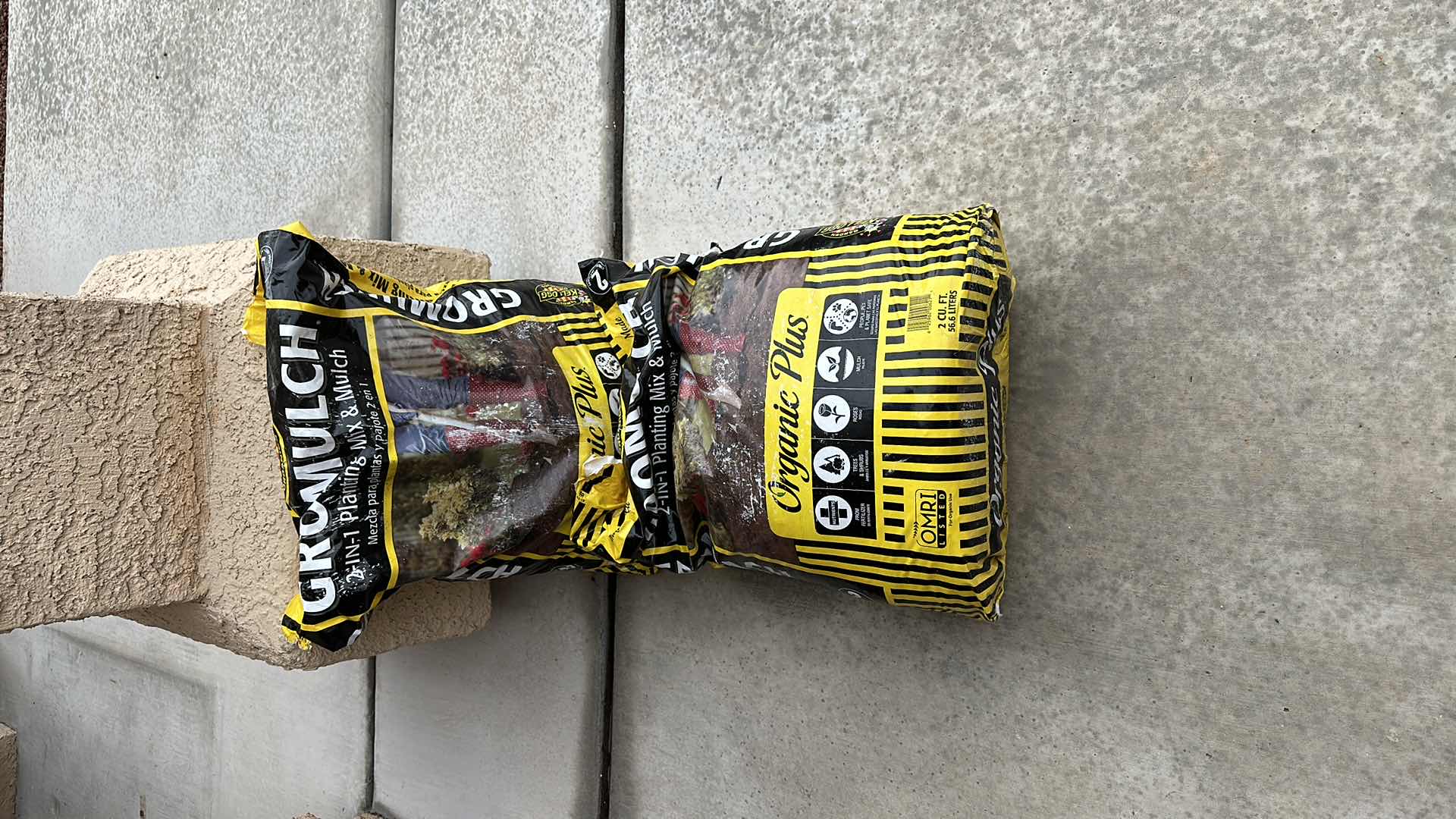 Photo 1 of TWO BAGS OF GRO MULCH