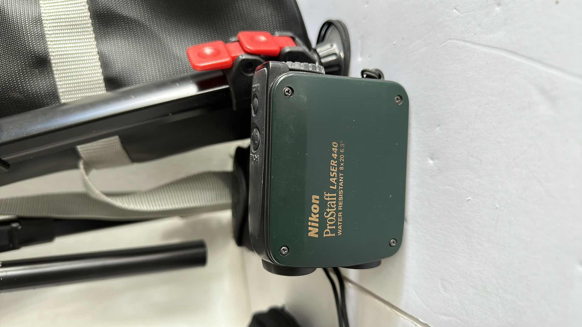 Photo 1 of SMALL TRIPOD AND LUMIX CAMERA AND NIKON LASER 440