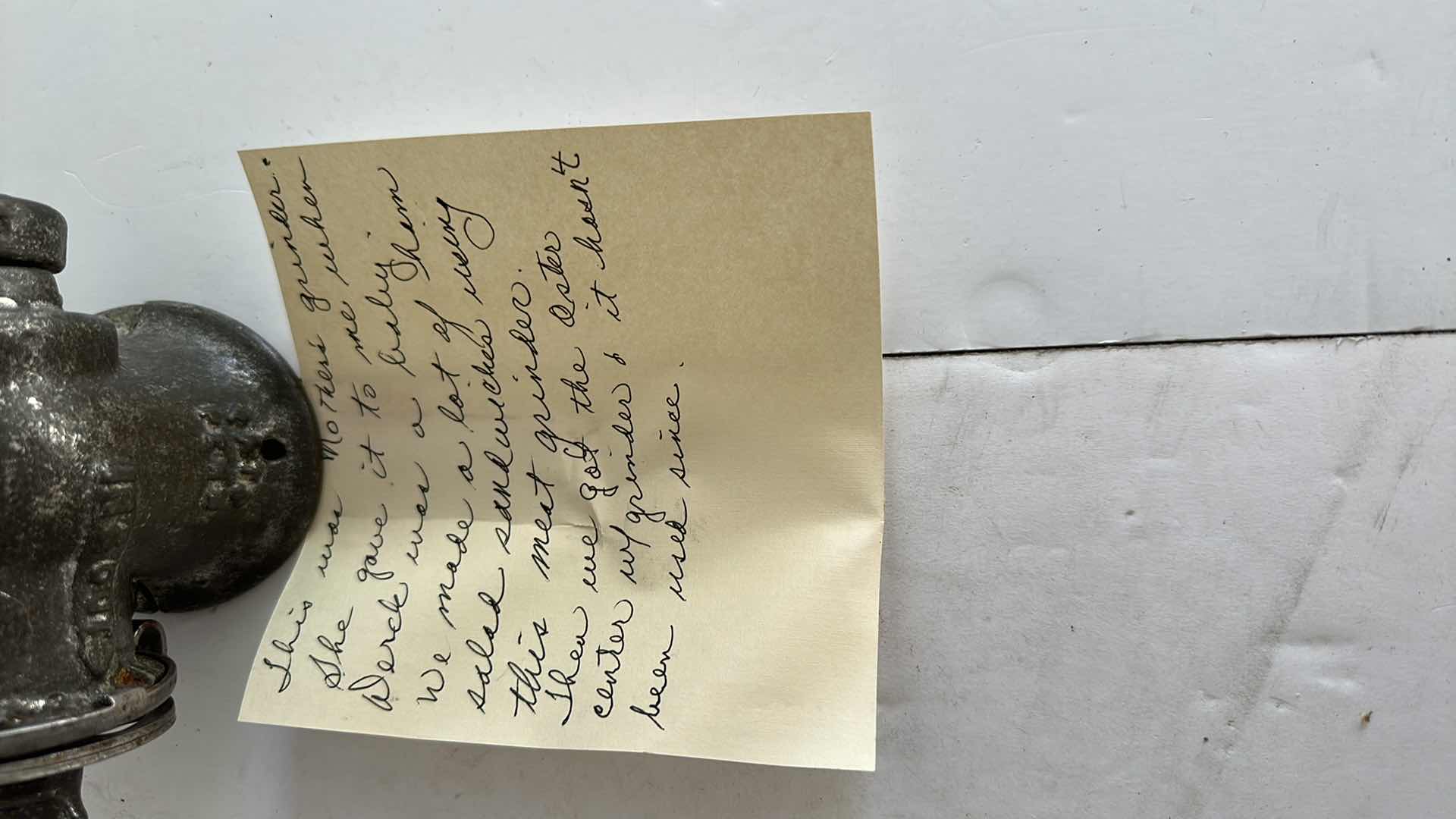 Photo 1 of VINTAGE MEAT GRINDER