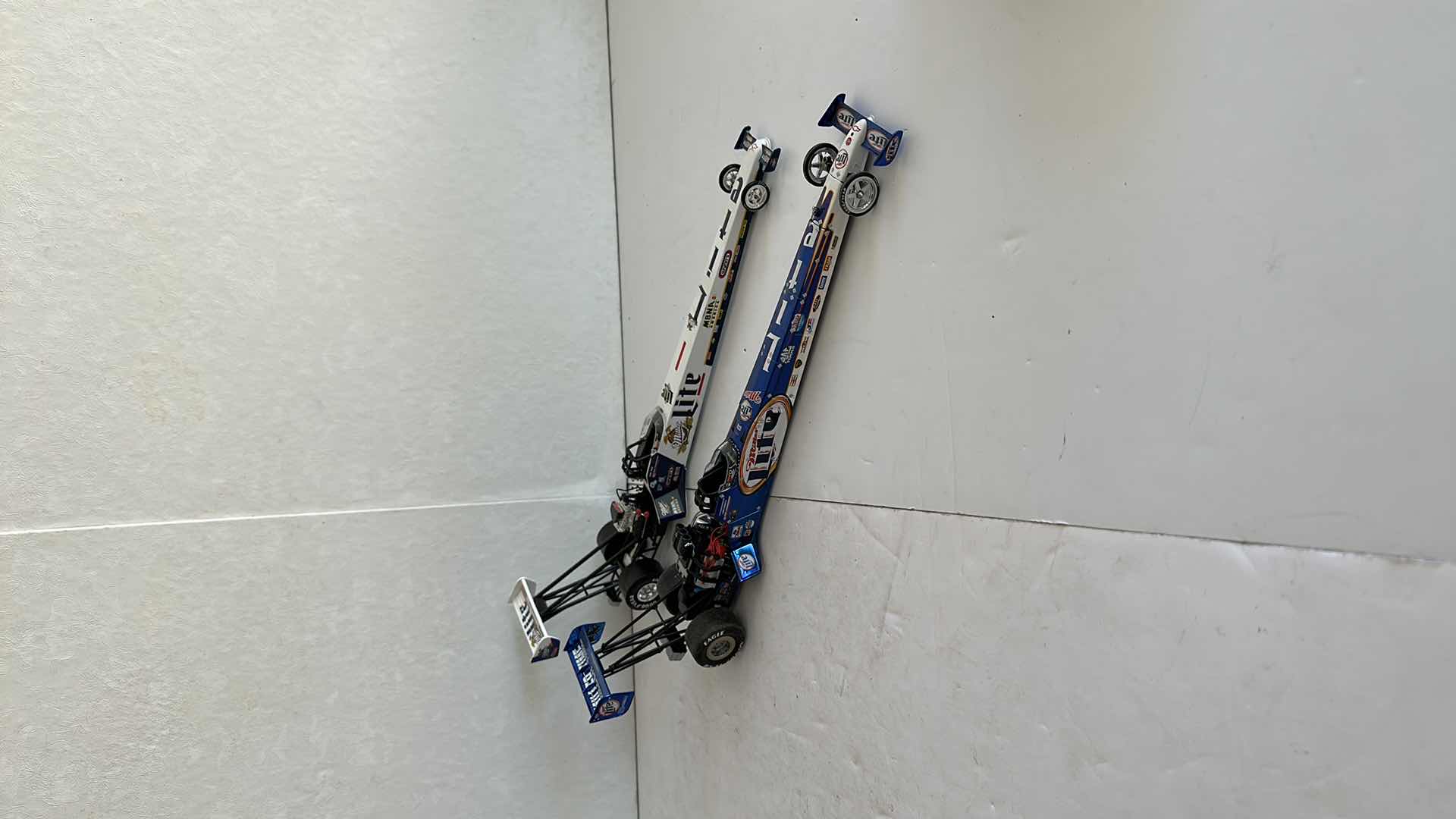 Photo 1 of TWO MILLER LITE DRAGSTERS 16”