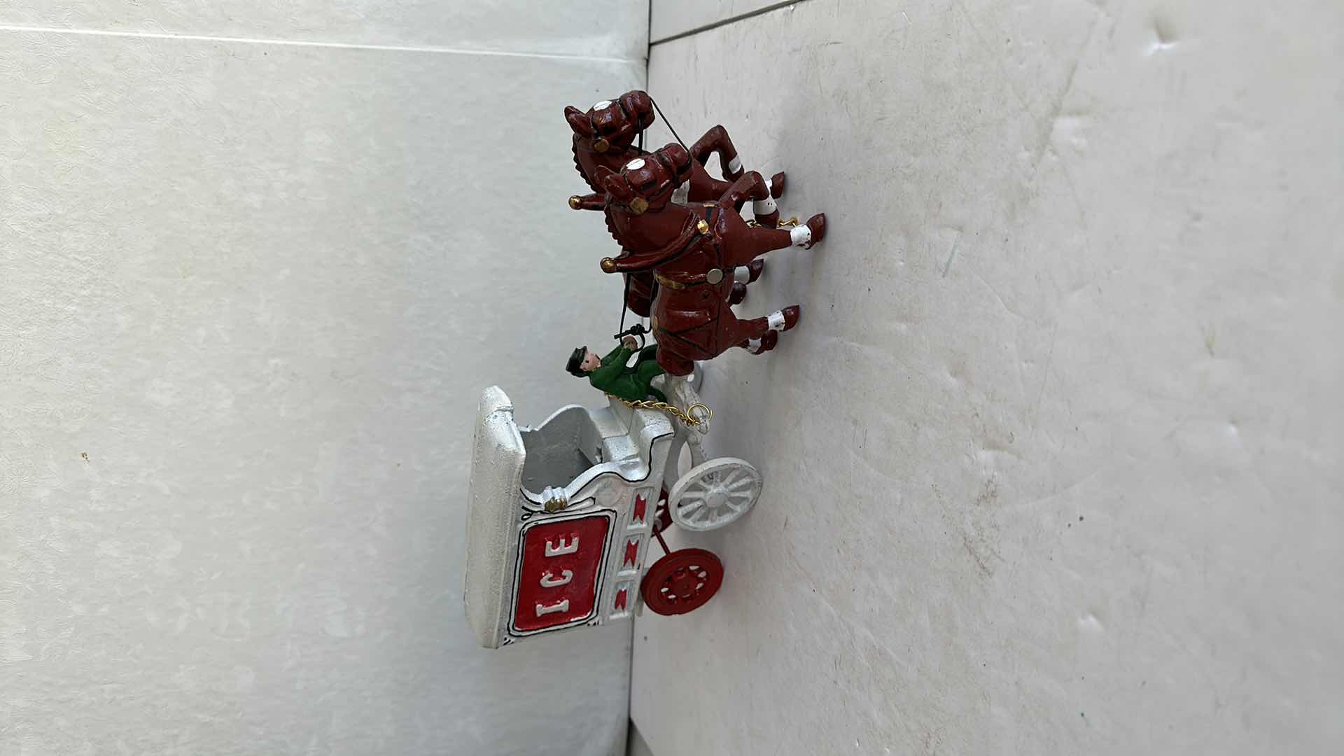 Photo 1 of VINTAGE CAST IRON ICE CART12”