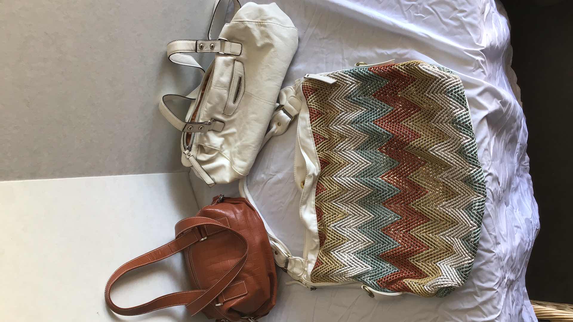 Photo 1 of 3- LADIES HANDBAGS (CURRENCY, KATHY VAN ZEELAND, BIG BUDDHA)