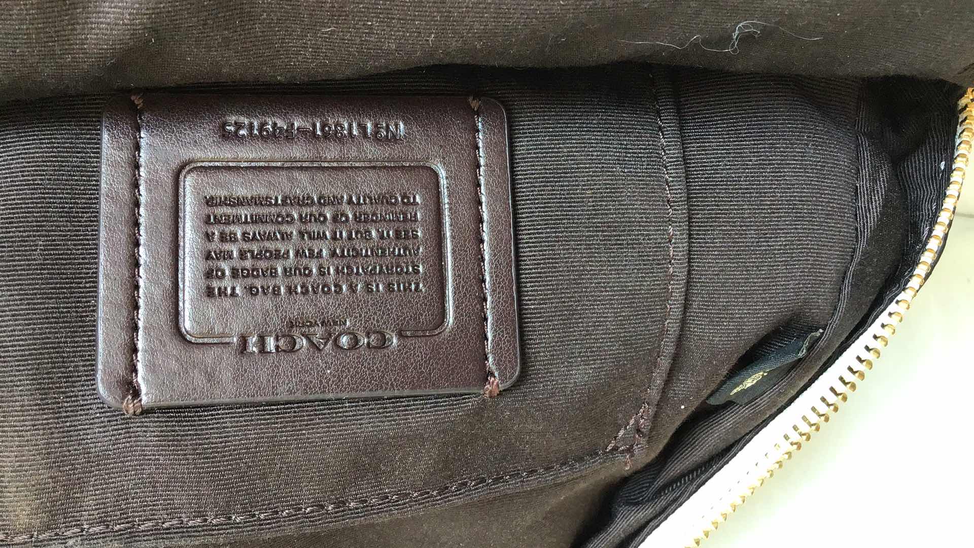 Photo 1 of COACH LEATHER JEWELED BACKPACK L1861-F49125