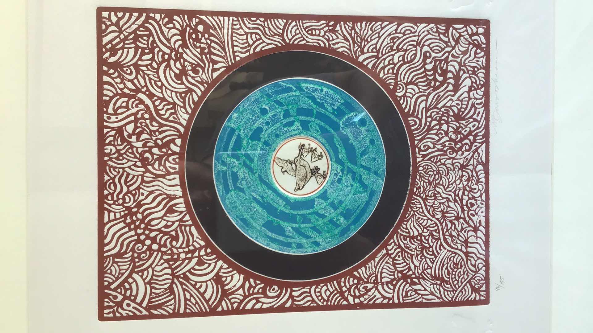 Photo 1 of SUNPIPER BY BOUROOSIAN LITHOGRAPH 27” X 23”