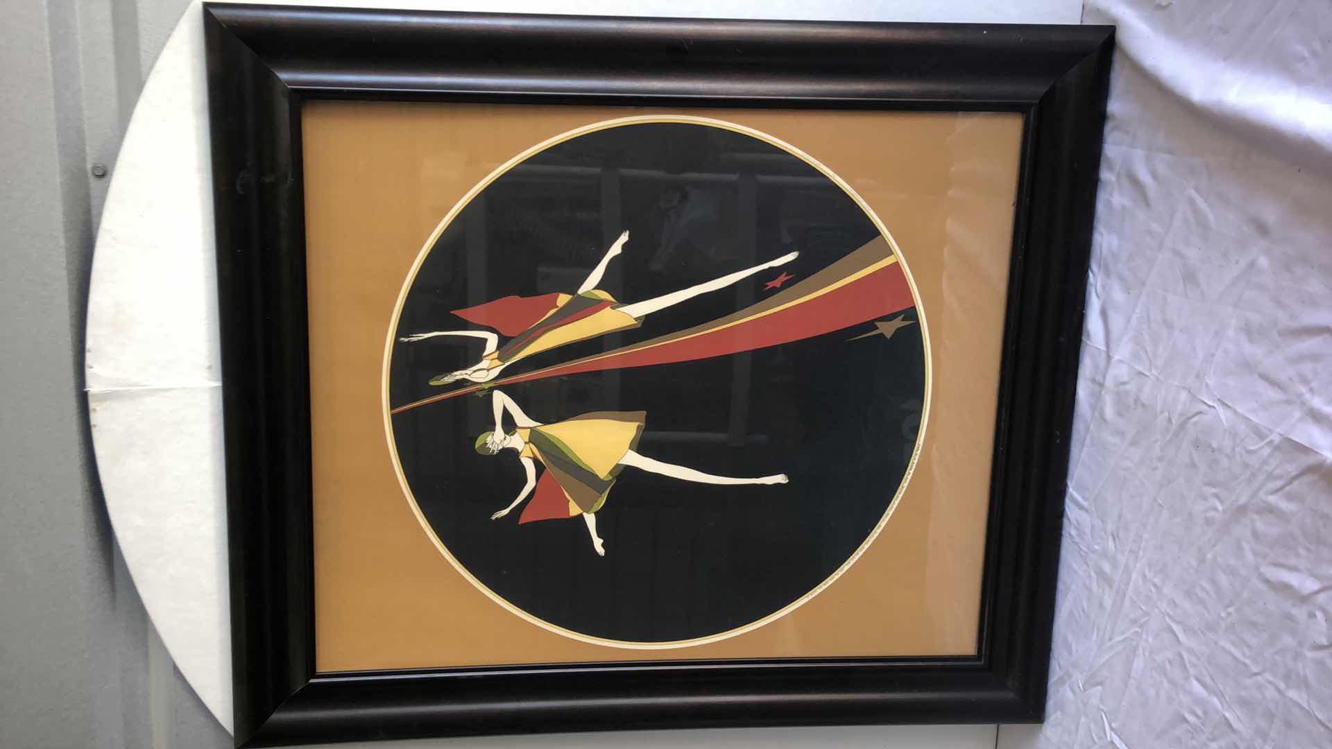 Photo 1 of JOHN EASTMAN IN STYLE OF BEATLES YELLOW SUBMARINE PAINTING 29” X 25”