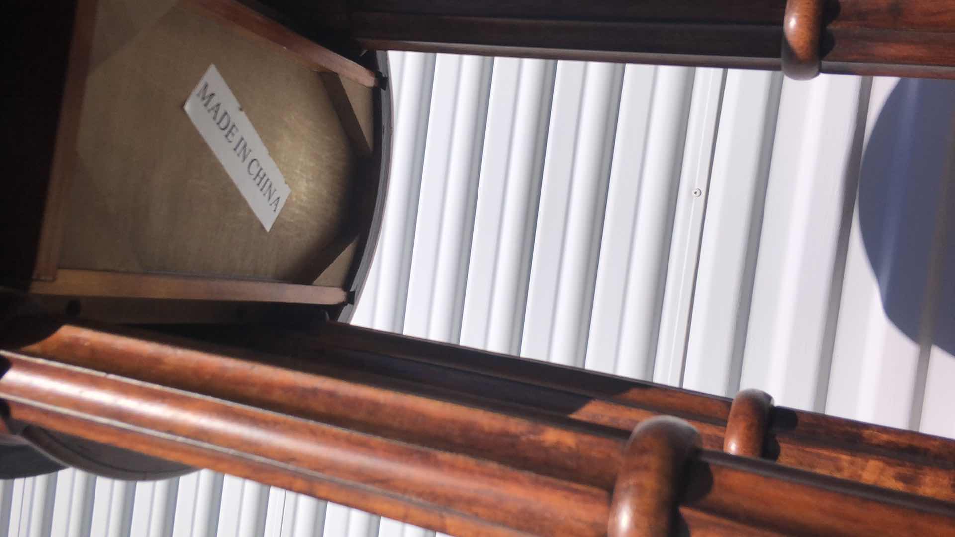 Photo 1 of 16" ROUND MAHOGANY ACCENT TABLE 16” x 16” H33”