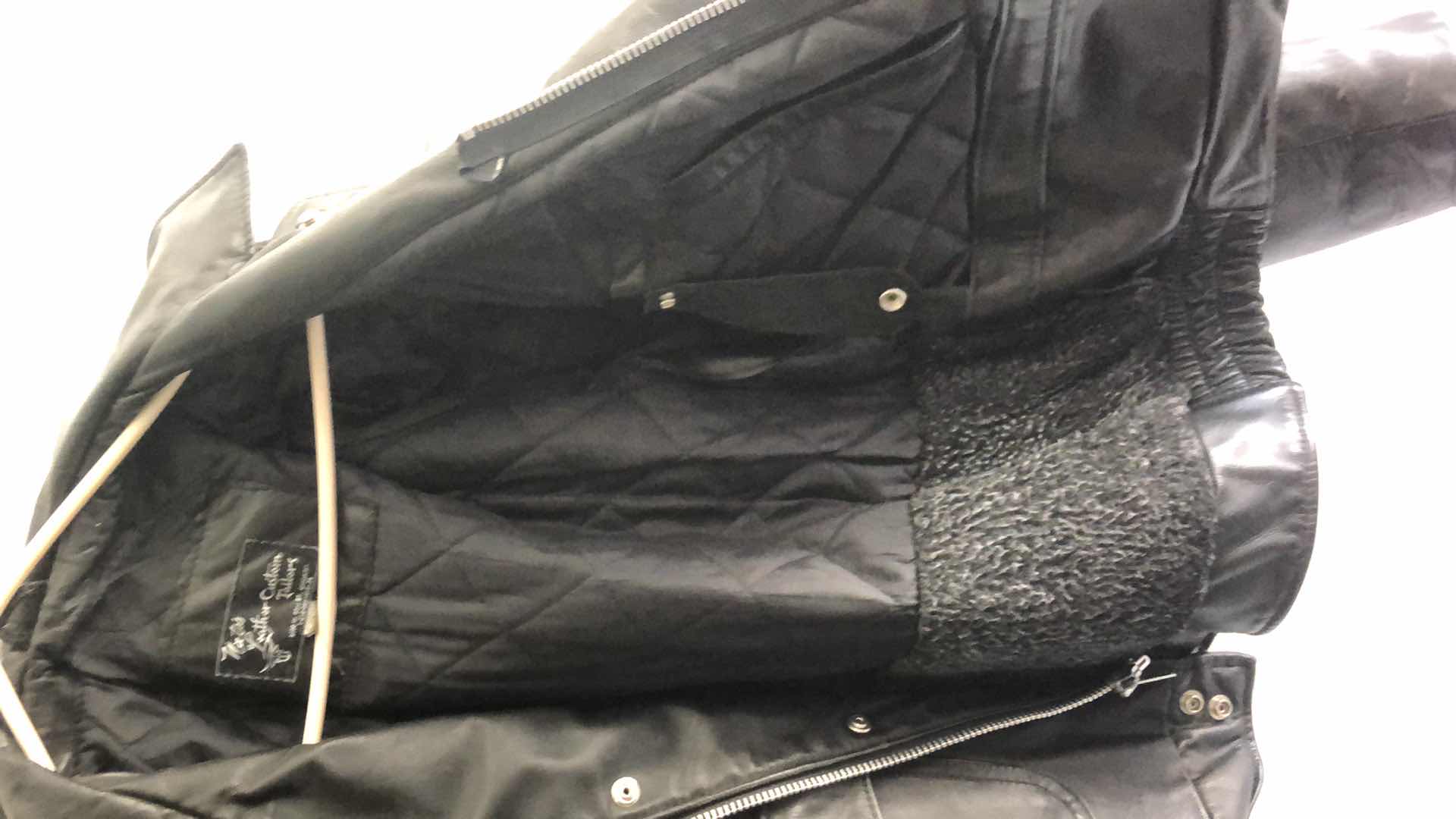 Photo 1 of 3 MENS XL JACKETS (2 CUSTOM LEATHER & NORTH FACE HOODIE)