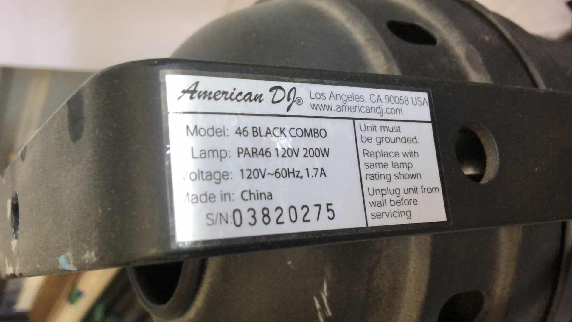 Photo 1 of ASSORTED HOME LIGHTING AND DECOR BUNDLE 3 LAMPS, 2 AMERICAN DJ LIGHTS, WALL BRACKET SCONCES, ETC