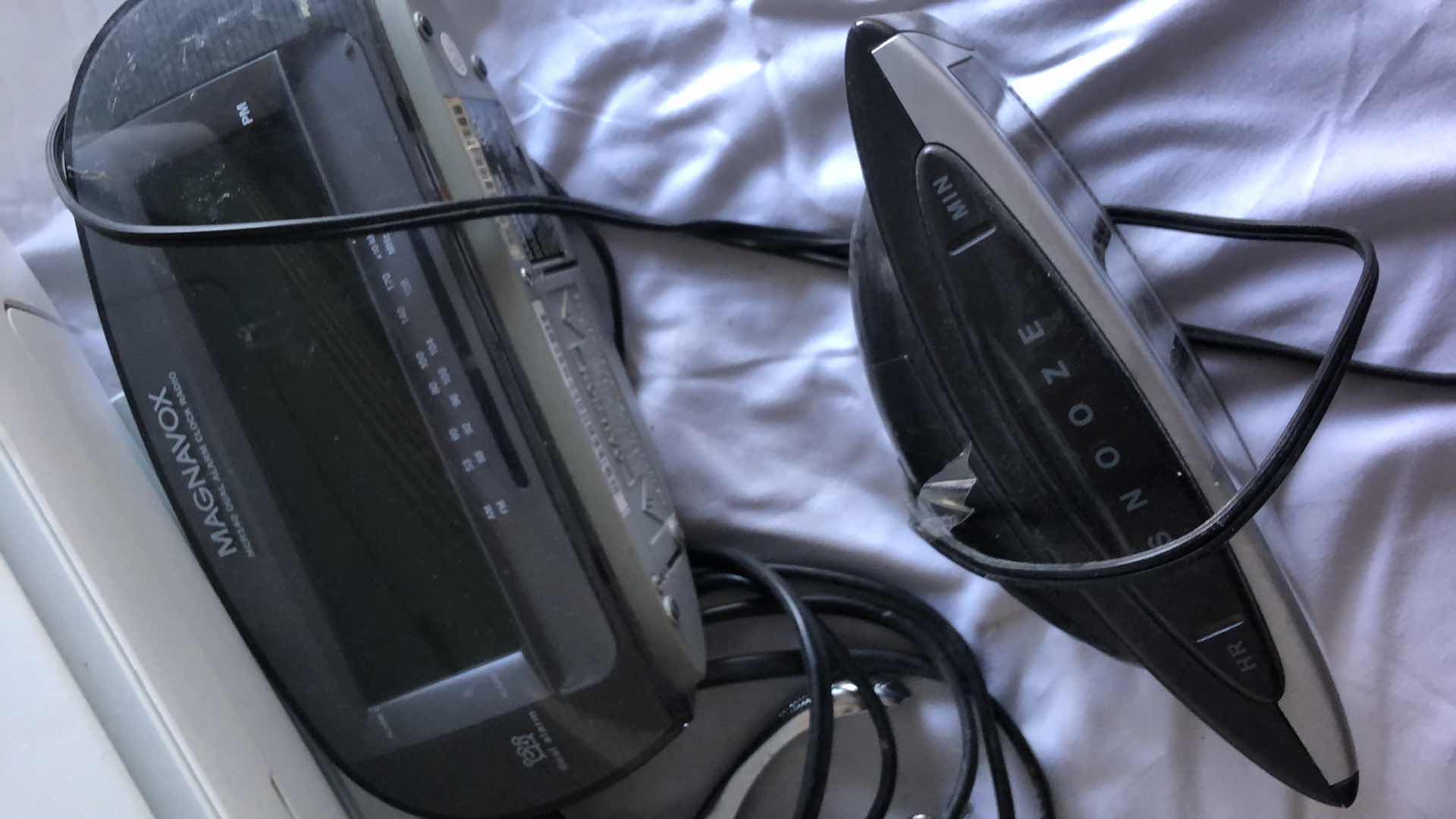 Photo 4 of OFFICE ASSORTMENT HP PRINTER, SWORDBILL WIRELESS KEYBOARD AND MOUSE, LONG STAPLER, CUSTOM PENS, ALARM CLOCK RADIOS