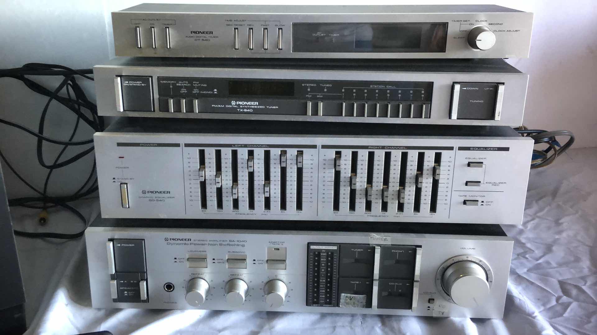 Photo 3 of ELECTRONIC ASSORTMENT SONY ACTIVE SUBWOOFER, PIONEER, AMP, EQUALIZER, TUNER & TIMER, DBX RANGE EXPANDER, JVC DVD PLAYER W REMOTES