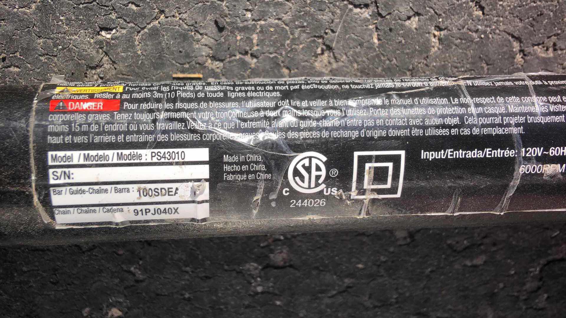 Photo 1 of OREGON DOUBLE GUARD EARTHWISE 8’  TREE BRANCH TRIMMER