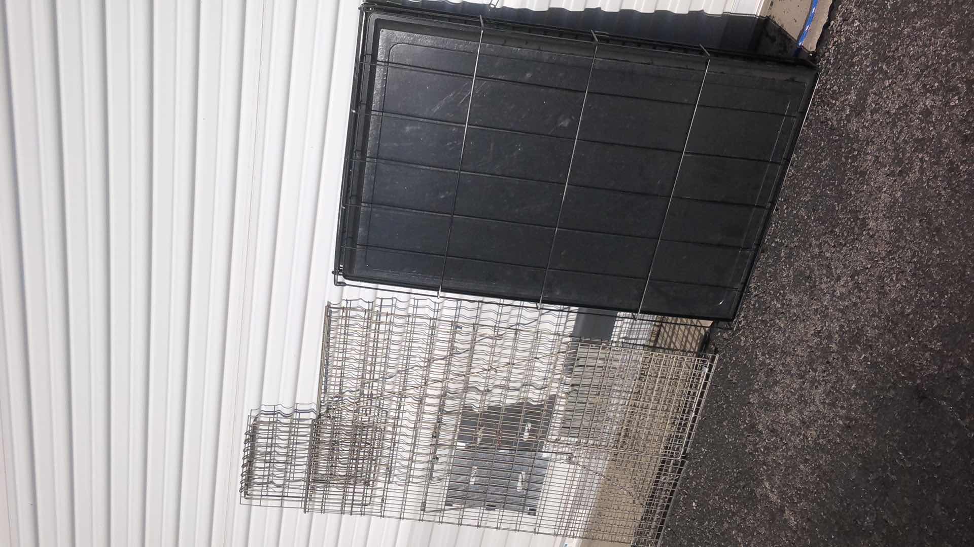Photo 1 of 2 LARGE ANIMAL CRATES