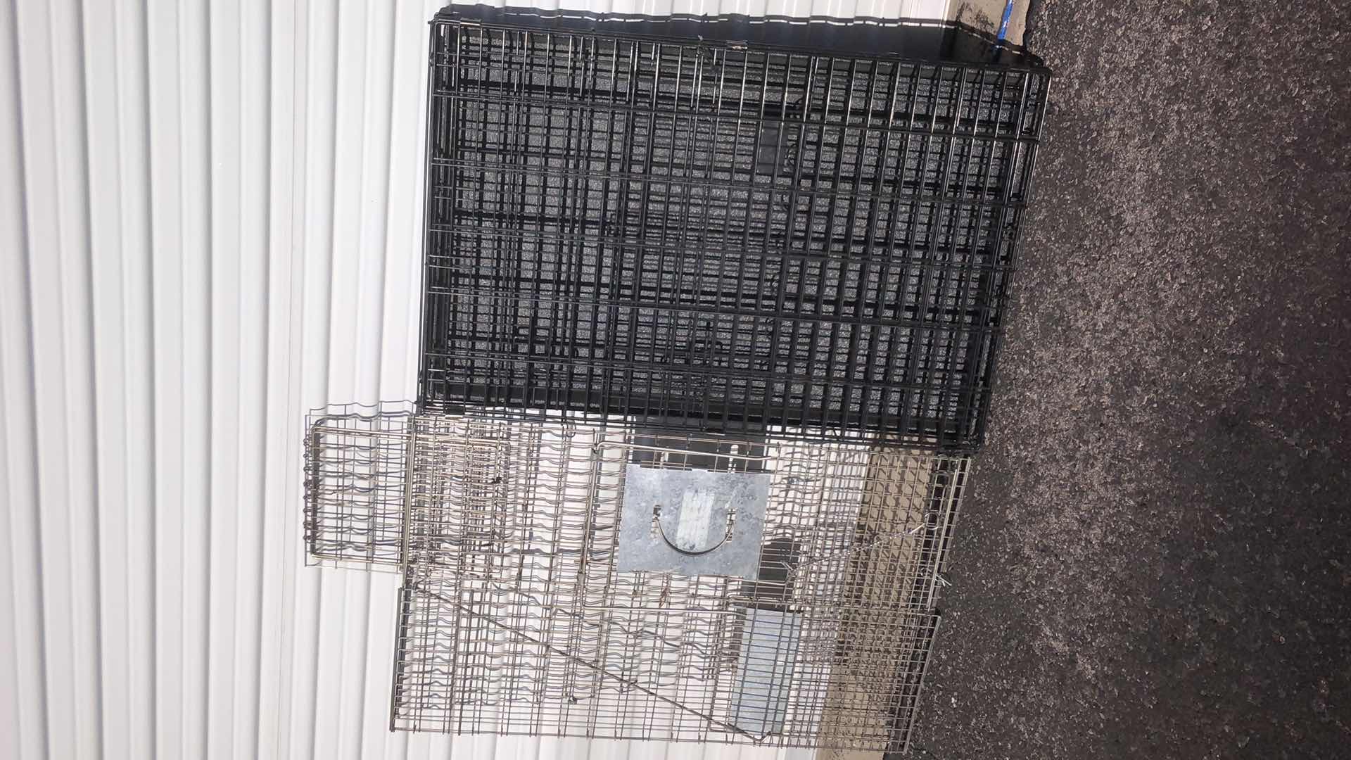 Photo 1 of 2 LARGE ANIMAL CRATES